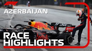 Race Highlights  2021 Azerbaijan Grand Prix [upl. by Asiruam]