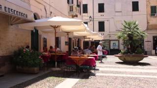 Alghero Old Town Sardinia Italy [upl. by Nosimaj]