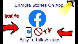 How To Unmute Facebook Stories On App [upl. by Darwin317]