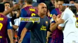 pelea de Barcelona Vs Real Madrid [upl. by Mayrim242]