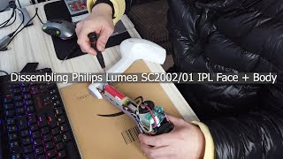 Fixing Philips Lumea Precision Plus SC200611 IPL Home Hair Removal System part 1 dissembling [upl. by Kehoe]