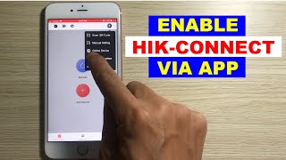 Enable HikConnect via Mobile App [upl. by Sweatt]