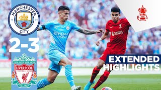 FA CUP HIGHLIGHTS  Man City 23 Liverpool [upl. by Annovahs738]