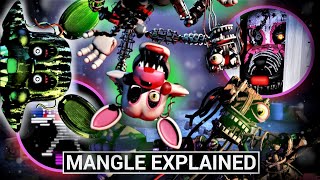 FNAF Animatronics Explained  MANGLE Five Nights at Freddys Facts [upl. by Lladnarc]