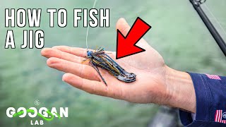 HOW TO FISH A JIG  BASS FISHING BASICS [upl. by Caldera]