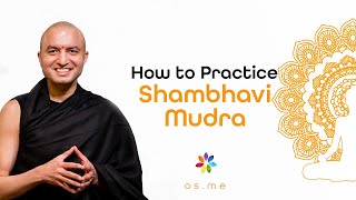 How to Practice Shambhavi Mudra  Om Swami English [upl. by Darsie]