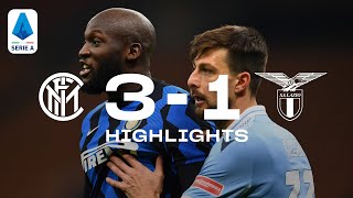 INTER 31 LAZIO  HIGHLIGHTS  SERIE A 2021  LuLa on fire…once again 🔥⚫🔵 [upl. by Edlihtam]