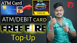 How To Top Up Diamonds In Free Fire With Atm Card  Debit Card Se Free Fire Me Diamond Kaise Le [upl. by Nim]