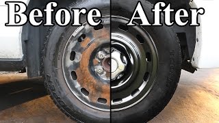 How to Paint the Wheels on your Car [upl. by Eniawtna]