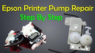 Epson Printer Pump Repair process II How To Change Epson Printer Pump [upl. by Adiel]