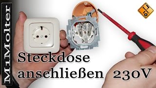 Steckdose anschließen  230V  Aber wie [upl. by Reneta]