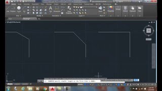 AutoCAD I 1108 Chamfer Command Setting the Chamfer Angle [upl. by Nosnaj20]