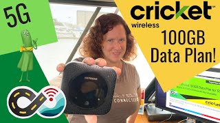 Cricket Wireless Releases 100GB Data Only Hotspot Plan amp 5G Access [upl. by Ahsemal]