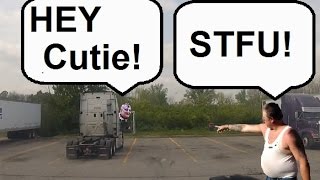 Hilarious Trucker Beats off Gay Trucker at TruckStop [upl. by Schurman689]