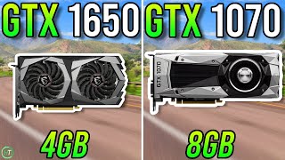 GTX 1650 vs GTX 1070  Big Difference [upl. by Rudie]