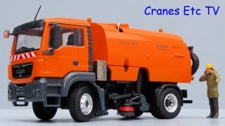 Conrad MAN TGS Bucher Schörling CityFant 6000 Road Sweeper by Cranes Etc TV [upl. by Cost]