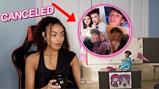 Larray  Canceled Official Music Video  REACTION😳🤭 [upl. by Gnourt]