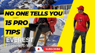 EVEREST BASE CAMP TREK  15 TIPS NO ONE TELLS ABOUT TREK TO EVEREST BASE CAMP [upl. by Phillipe]