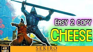 BEST Armored Warrior CHEESE  Sekiro [upl. by Lain508]