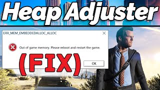 How to Install Heap Adjuster for GTA 5 GTA Gamer [upl. by Dickinson233]