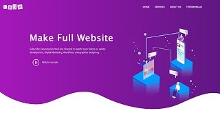 How To Make A Website Using HTML CSS Bootstrap  Complete Website Design Tutorial [upl. by Anirrok]