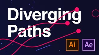 Diverging Paths  Adobe After Effects tutorial [upl. by Nylkcaj957]