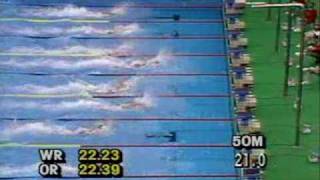 Matt Biondi  50m freestyle  Olympics Seoul 1988 [upl. by Jamey337]