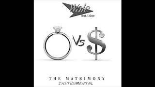 Wale ft Usher  The Matrimony Instrumental with Hook and Backing Vocals [upl. by Eilama]