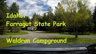 Farragut State Park  Waldon Campground [upl. by Enyawed958]