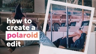 Make a Polaroid Edit with PicsArt  PicsArt Tutorial [upl. by Alikahs]