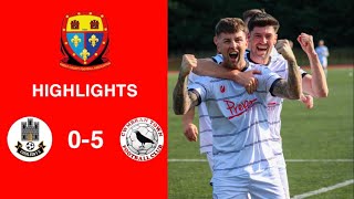 Caerleon 05 Cwmbrân Town  Gwent FA Senior cup  Quarter final highlights [upl. by Aurelie]