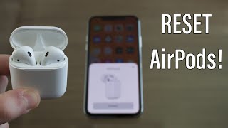 How To Reset AirPods  Fix ANY and ALL Problems [upl. by Eniamahs625]