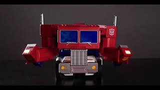 TRANSFORMERS AutoConverting Optimus Prime Built by Robosen [upl. by Kerrin517]