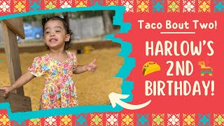 Harlow’s 2nd Birthday Fiesta 🪅 🌮 [upl. by Dougal]