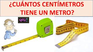 cuantos centimetros tiene un metro [upl. by Zinnes]