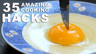 35 INCREDIBLE COOKING HACKS [upl. by Josselyn]