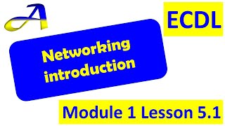 Introduction to networks LAN Intranets VPN Lesson 51 ECDLICDL Module 1 Computer Essentials [upl. by Atekram]