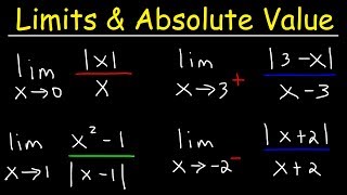 Limits and Absolute Value [upl. by Stanford]