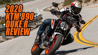 2020 KTM 890 Duke R Review [upl. by Notyal190]