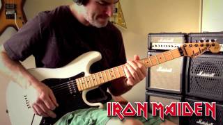 Iron Maiden  Powerslave Guitar Cover [upl. by Ecaroh]