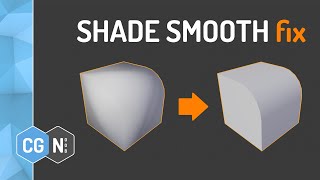 Shade Smooth Fix in Blender [upl. by Ennove342]