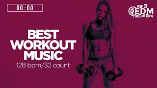 Best Workout Music Mix 2021 128 bpm32 count [upl. by Norby211]