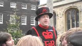 Yeoman Warden At Tower Of London Part 1 Of Four [upl. by Tseng]