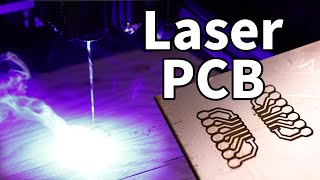 How to make a PCB with laser  Ortur laser from Gearbestcom [upl. by Schecter]