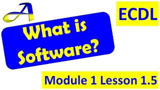 Software Licensing Lesson 15 ECDLICDL Module 1 Computer essentials Computers and Devices [upl. by Bundy]