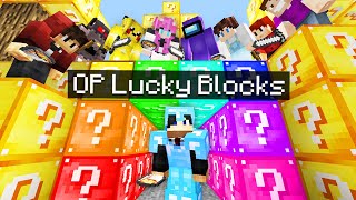 Minecraft Manhunt but the entire world is OP Lucky Blocks [upl. by Fawna979]