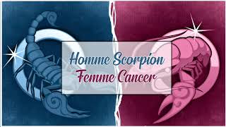 Homme Scorpion ♏ Femme Cancer ♋ Compatibilité Astrologique Amoureuse [upl. by Oletta]