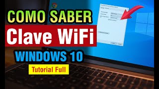 Como saber la contraseña de mi WiFi de mi pc Windows 10 2025 [upl. by Coretta]