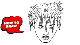 How to Draw Juice Wrld  Juice Wrld Drawing easy  Sketch Tutorial [upl. by Sunderland]