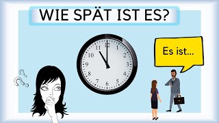 Die Uhrzeit  Test  Wie spät ist es  Deutsch lernen [upl. by Shina454]